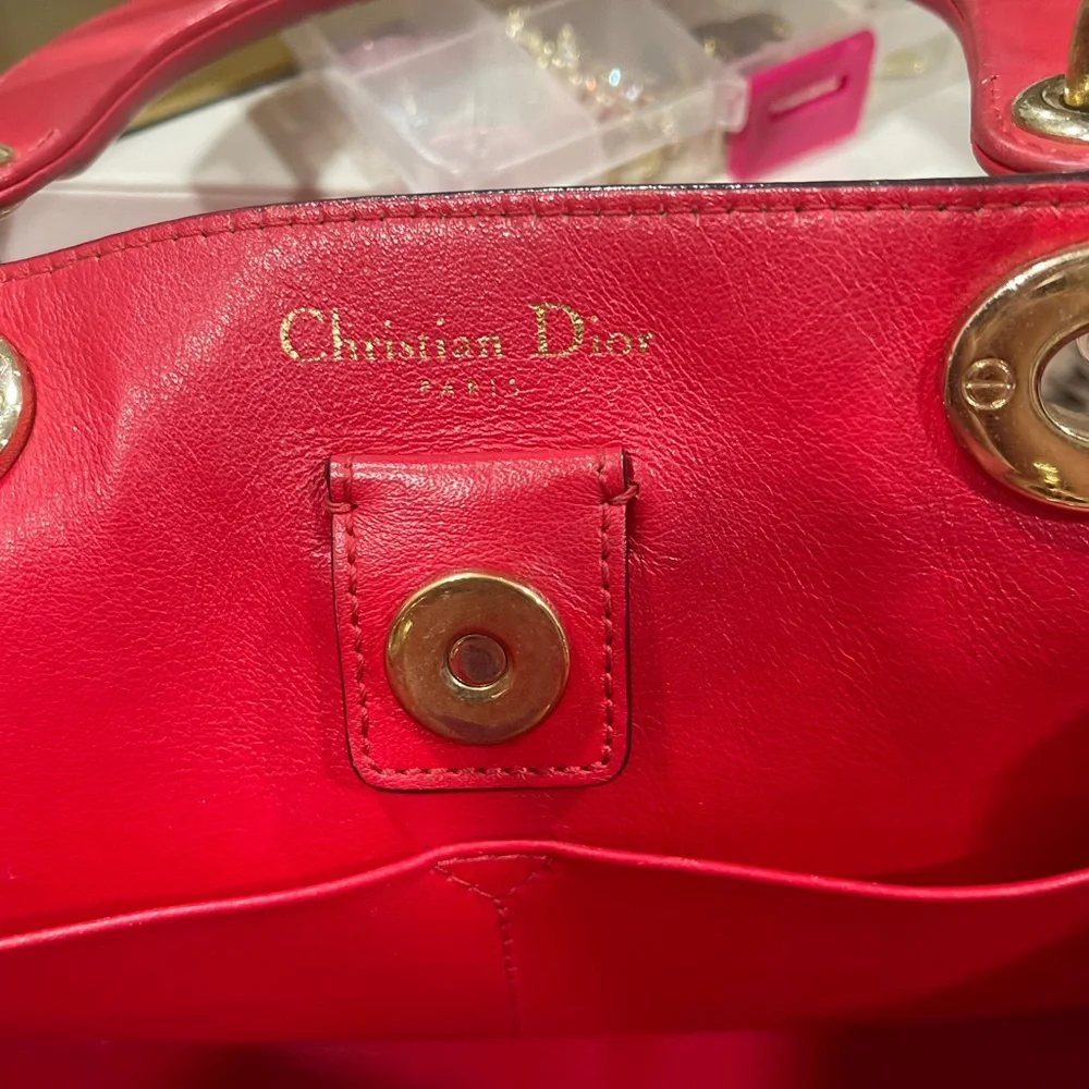 Dior Red Handbag - Picture 10 of 14